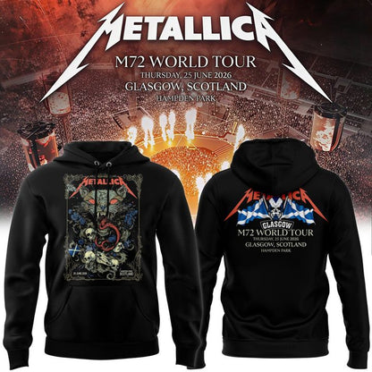 Metallica M72 World Tour Glasgow Special Hoodie | MV82