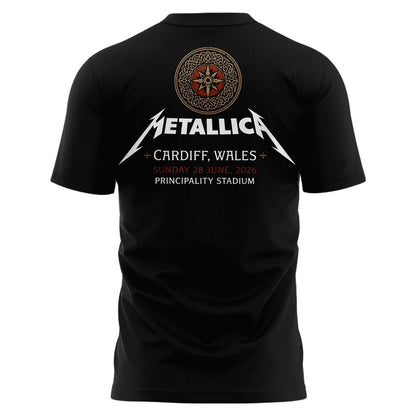 Metallica 2026 M72 World Tour Cardiff, Wales Limited T-shirt | MV62