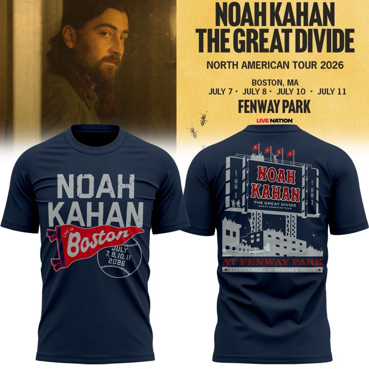 Boston Red Sox x Noah Kahan : The Great Divide Tour Tee | GH42