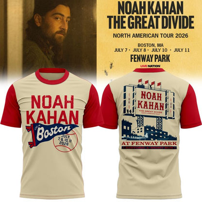 Boston Red Sox x Noah Kahan : The Great Divide Tour Tee | VN76
