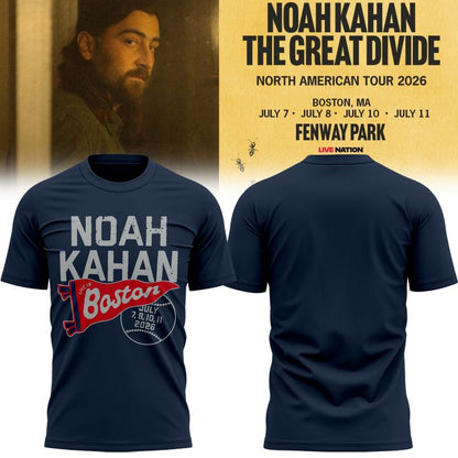 Boston Red Sox x Noah Kahan : The Great Divide Tour Tee | KD29