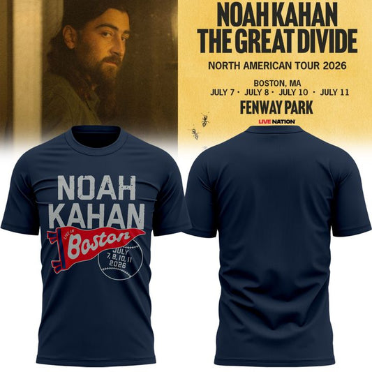 Boston Red Sox x Noah Kahan : The Great Divide Tour Tee | KD29