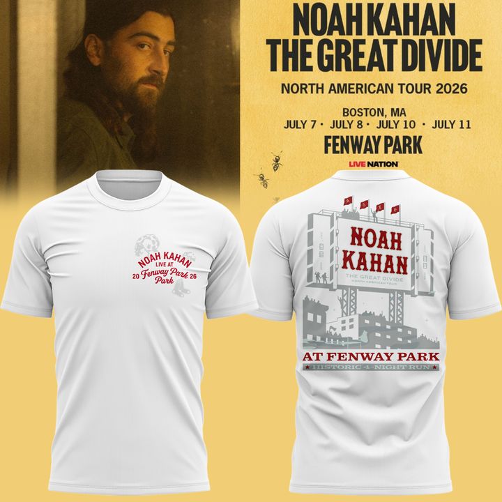 Boston Red Sox x Noah Kahan : The Great Divide Tour Tee | GG52