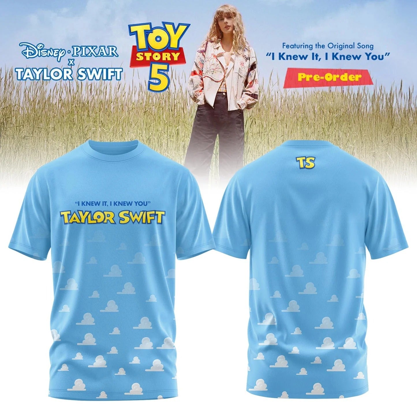 TS x Toy Story 5 "I Knew It, I Knew You" TShirt 2026 | PQ77