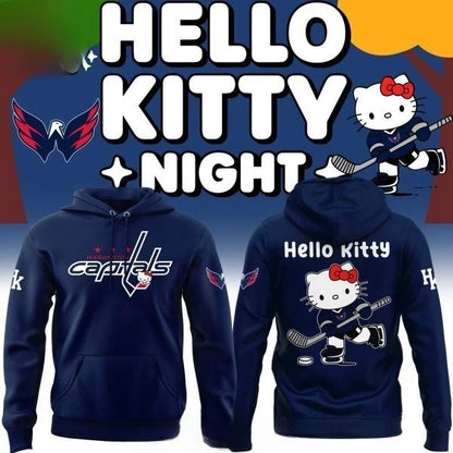 Capitals x Hello Kitty 2026 Merry Christmas Hoodie