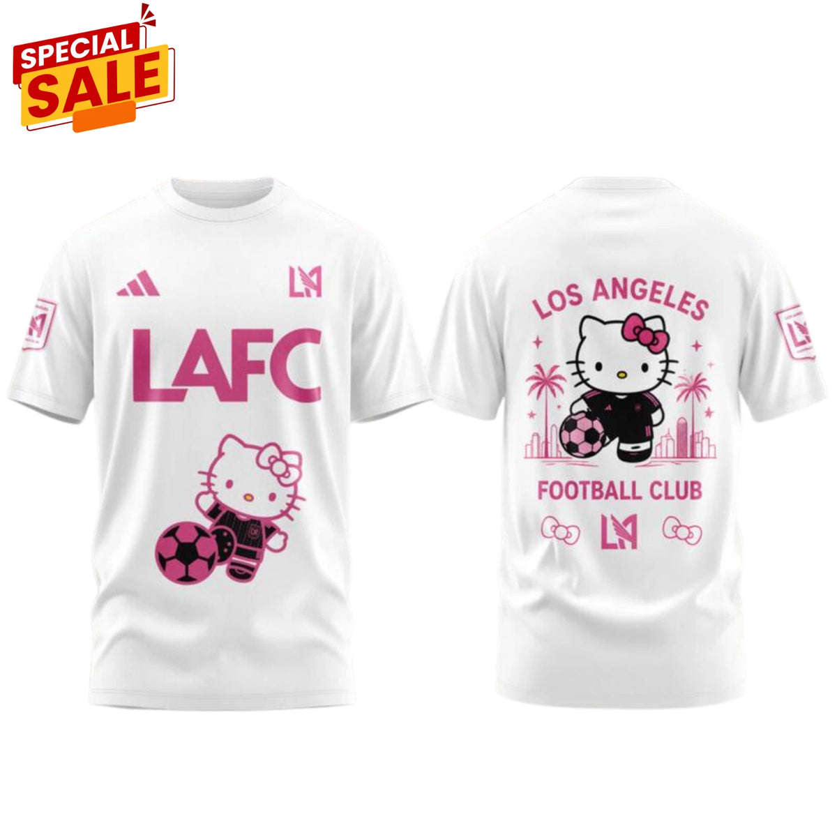HOT NEW !! Los Angeles FC x Hello Kitty Night 2026 Special New Tee Shirt