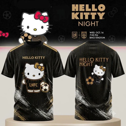 HOT NEW !! Los Angeles FC x Hello Kitty Night 2026 Special New Tee Shirt