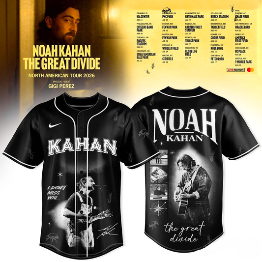 The Great Divide Tour 2026 Noah Kahan Jersey | ZJ85