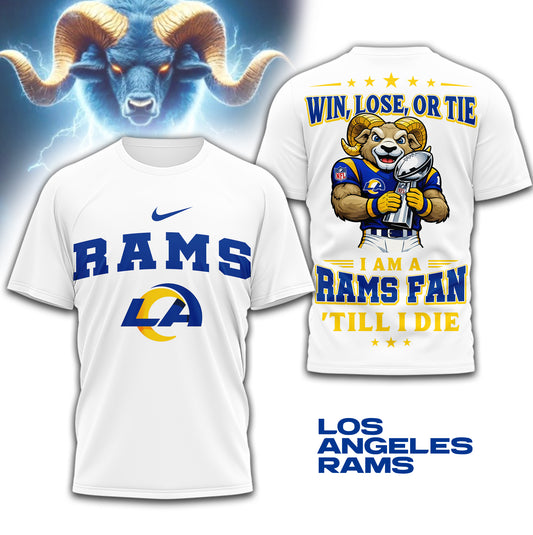 Los Angeles Rams | Premium NFL Football Fan Till I Die 3D Shirt | DH52