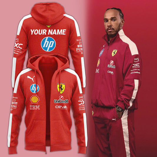 _Lewis Hamilton Ferrari Limited Edition hoodie custom. | NK65